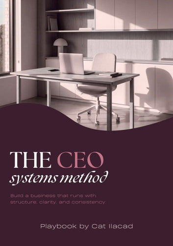 CEO Systems Method — 30-Day Business Playbook